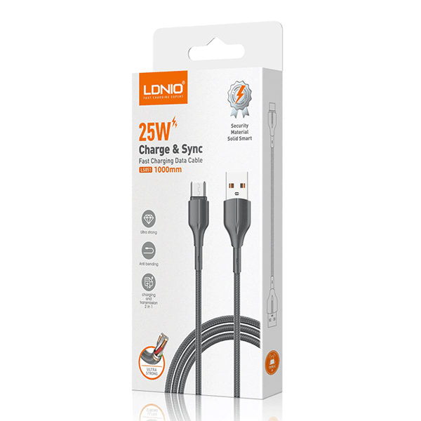 کابل شارژ MicroUSB برند LDNIO مدل LS 851