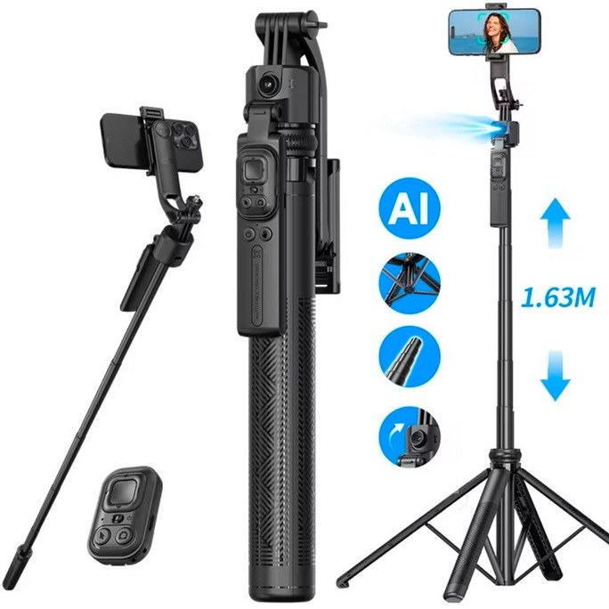 مونوپاد و گیمبال AI FACE C17 با قابلیت ردیابی چهره و چرخش ۳۶۰ درجه