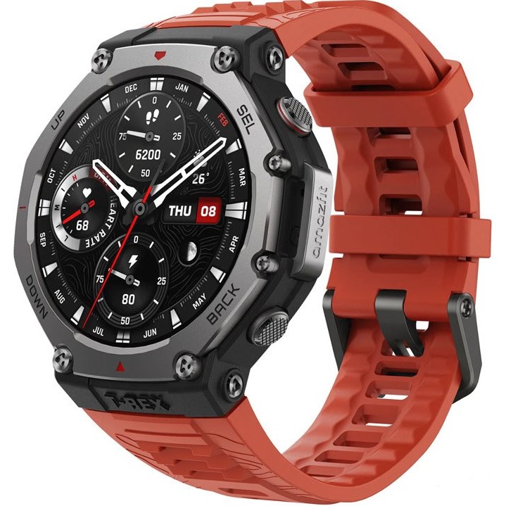 ساعت هوشمند شیائومی مدل Amazfit T-Rex 3 با نمایشگر AMOLED و بند سیلیکونی(اصل)